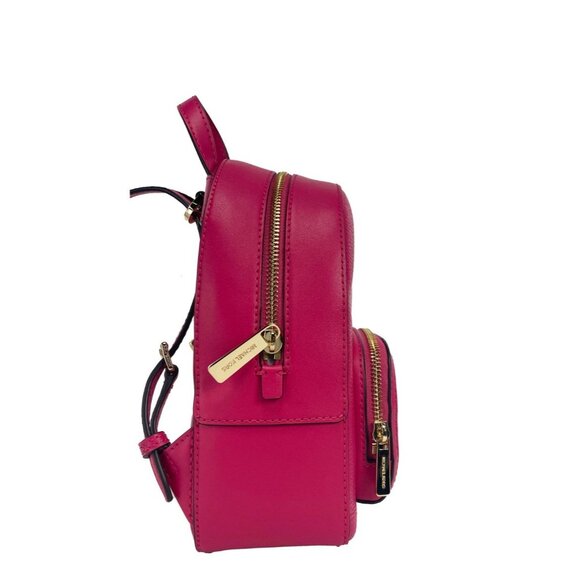 NEW Michael Kors XS Jaycee Backpack Bag Electric Pink Pebbled Leather NWT main image 5